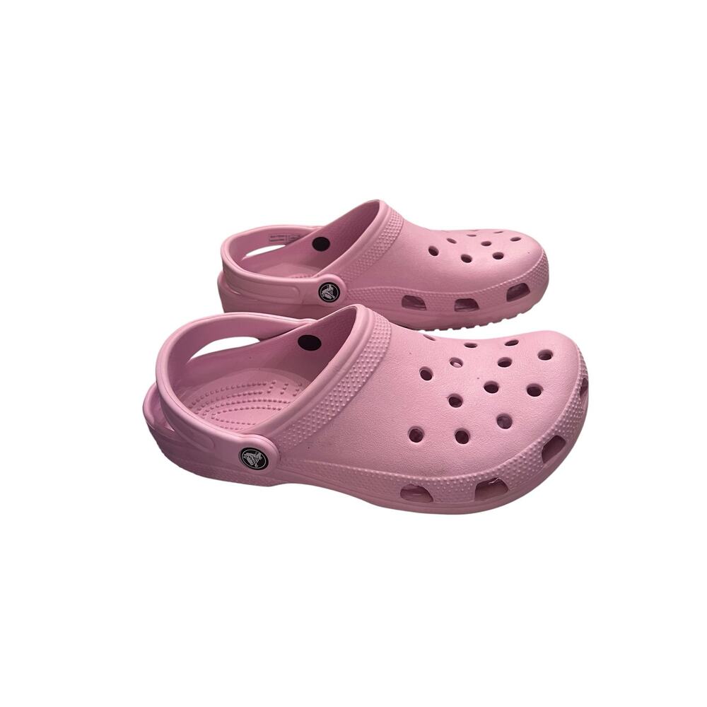 Crocs Pink 7men's 9women's Unisex Classic Coquette Comfort Clogs lightweight - Picture 2 of 5